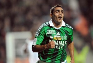 Saint-Etienne's Romanian midfielder Bane