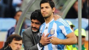 Maradona-Aguero-