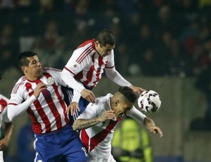 Chile Soccer Copa America Peru Paraguay