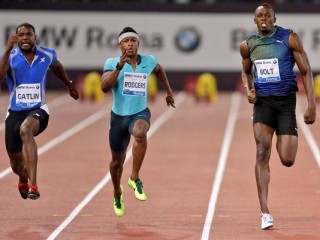 JUSTIN GATLIN USAIN BOLT